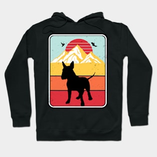 Vintage Bull Terrier Dog Hoodie